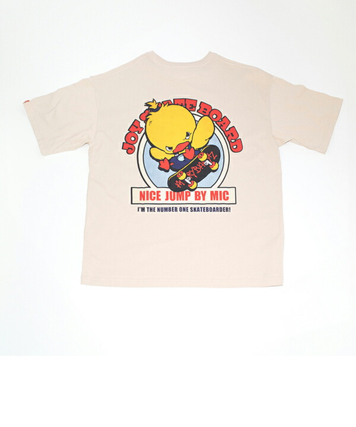 angrybabyz アンベビ ベージュ スケボー XL Tシャツ アパレル メンズ レディース