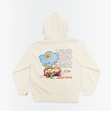 angrybabyz アンベビ パーカー  牛乳 L スウェット アパレル メンズ レディース