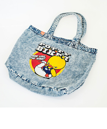 angrybabyz アンベビ デニムトート おまる トートバッグ バッグ スクール オフィス