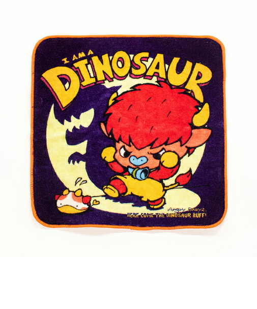 angrybabyz アンベビ ハンカチ 恐竜バフ ミニハンカチ タオルハンカチ