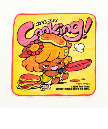 angrybabyz アンベビ ハンカチ 料理失敗ベッキー ミニハンカチ タオルハンカチ