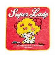 angrybabyz アンベビ ハンカチ スーパーレディ ミニハンカチ タオルハンカチ