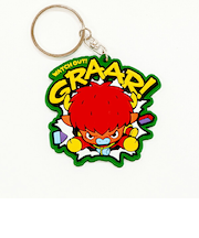 angrybabyz アンベビ ラバーストラップ バフ キーホルダー