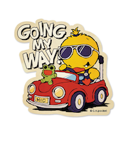 angrybabyz アンベビ ステッカー ゴーイングマイウェイ シール 文具 デコ カスタム