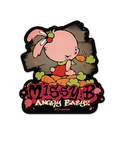angrybabyz アンベビ ステッカー 振り向きミッシー シール 文具 デコ カスタム