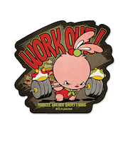 angrybabyz アンベビ ステッカー ワークアウト シール 文具 デコ カスタム