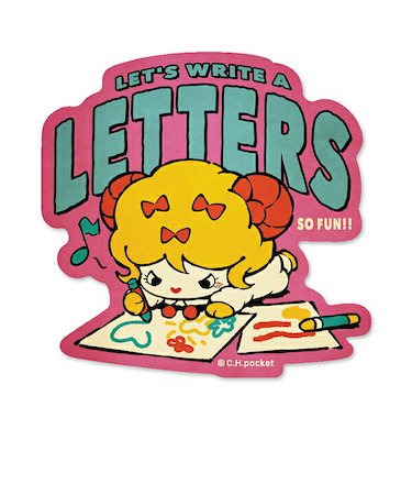 angrybabyz アンベビ ステッカー お手紙 シール 文具 デコ カスタム