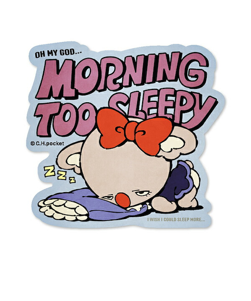 angrybabyz アンベビ ステッカー おねむサラ シール 文具 デコ カスタム