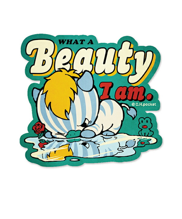 angrybabyz アンベビ ステッカー ビューティー シール 文具 デコ カスタム