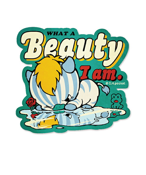 angrybabyz アンベビ ステッカー ビューティー シール 文具 デコ カスタム