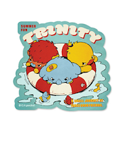 angrybabyz アンベビ ステッカー うきわ3匹 シール 文具 デコ カスタム