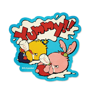 angrybabyz アンベビ ステッカー ミルクうまい シール 文具 デコ カスタム