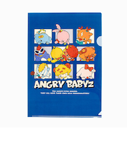 angrybabyz アンベビ クリアファイル 窓 書類入れ 文具