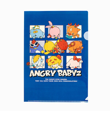 angrybabyz アンベビ クリアファイル 窓 書類入れ 文具