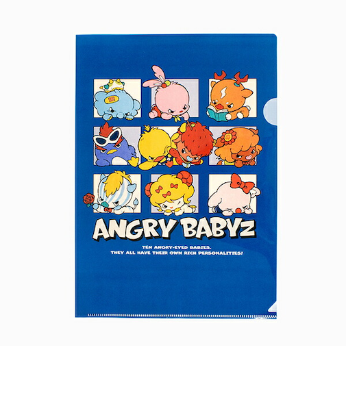 angrybabyz アンベビ クリアファイル 窓 書類入れ 文具