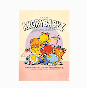 angrybabyz アンベビ クリアファイル 表紙10匹 書類入れ 文具