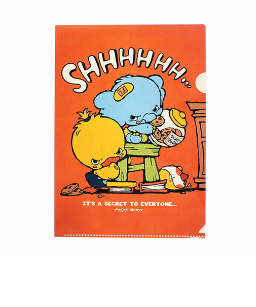 angrybabyz アンベビ クリアファイル つまみ食い 書類入れ 文具