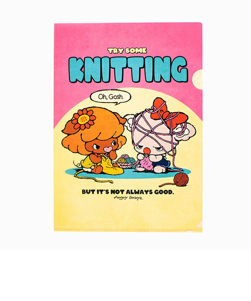 angrybabyz アンベビ クリアファイル お裁縫 書類入れ 文具