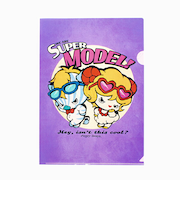 angrybabyz アンベビ クリアファイル スーパーモデル 書類入れ 文具