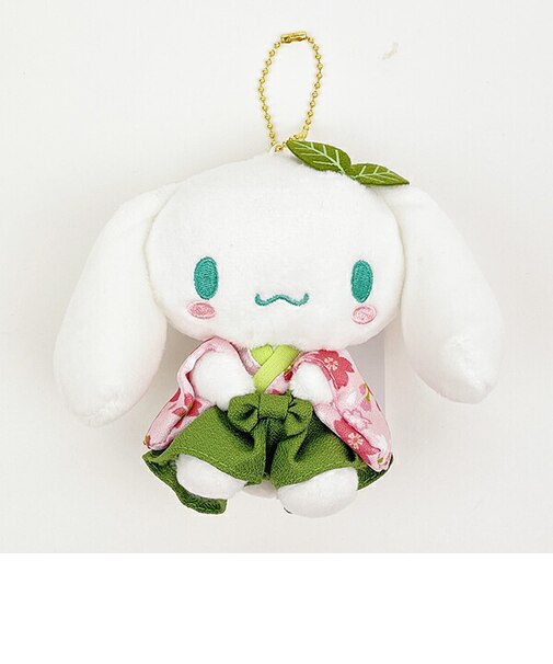 サンリオ シナモロール 抹茶着物 マスコット ぬいぐるみ インテリア