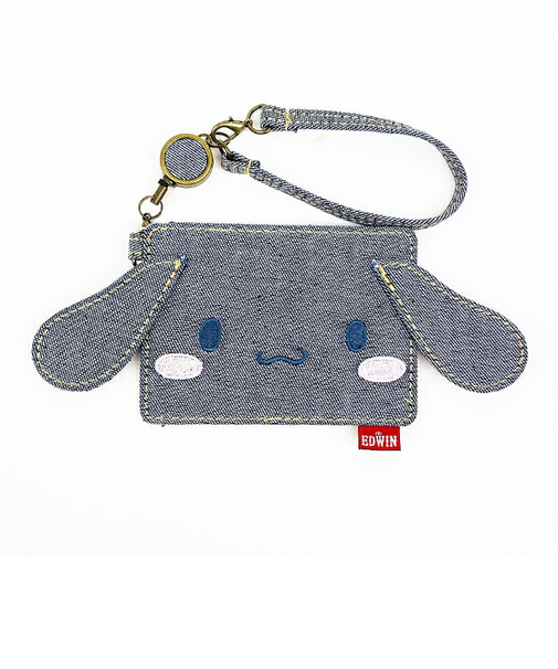 サンリオ シナモロール EDWIN パスケース デニム コラボ