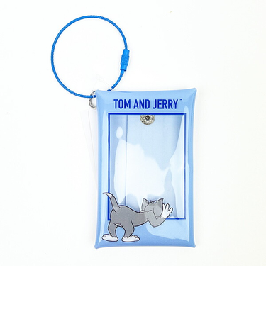 トムとジェリー チェキホルダー ブルー トム 推し活 キーホルダー