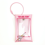トムとジェリー チェキホルダー ピンク タフィー 推し活 キーホルダー