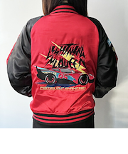 ディズニー カーズ クールチャンプ スカジャン L ブルゾン