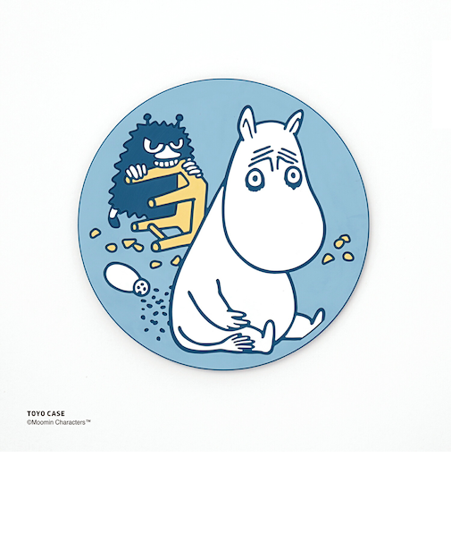 ムーミン コースターマグネット ブルー MOOMIN