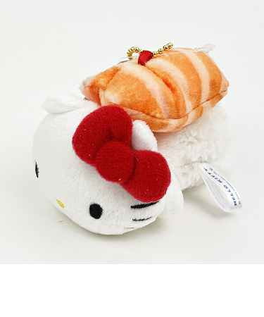 サンリオ ハローキティ 寿司マスコット サーモン ぬいぐるみ