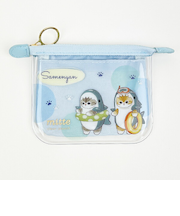 モフサンド mofusand  サメにゃん クリアポーチミニフラット(mitte)