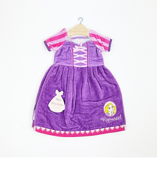 ディズニー 塔の上のラプンツェル ドレッシーラプ ドレスタオル 洗面所 バス用品 インテリア パープル