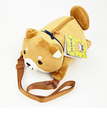 忠犬もちしば おかか あまえんぼショルダーポーチ バッグ ぬいぐるみ