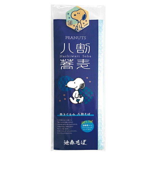 スヌーピー × 池森そば 八割蕎麦 年越しそば SNOOPY