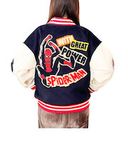 Marvel スパイダーマン グレートパワー スタジャン (L) キャラジャン アパレル マーベル