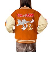 トムとジェリー キャッチアンドラン スタジャン (L) キャラジャン アパレル