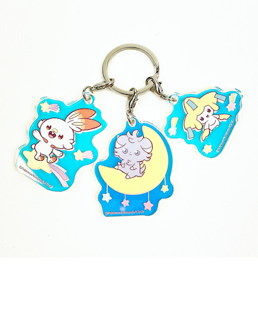 ポケットモンスター ポケモン オーロラアクリルキーホルダーセット ポケピース キッズ