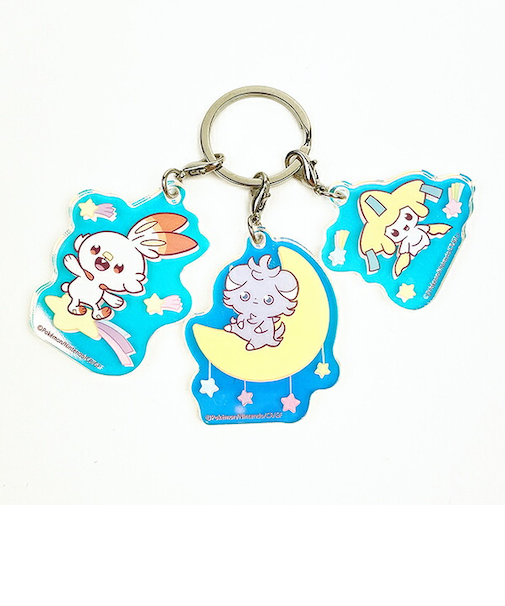 ポケットモンスター ポケモン オーロラアクリルキーホルダーセット ポケピース キッズ
