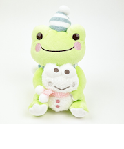 サンリオ けろけろけろっぴ×かえるのピクルス ぬいぐるみS （雪だるま/かえるのピクルス）