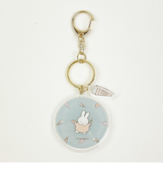 miffy ミッフィー アクリルキーホルダー アイス おいしい物シリーズ ブルー