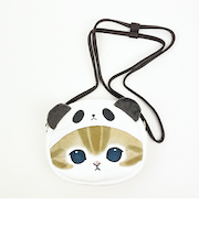 モフサンド mofusand ミニポシェット ふんわり パンダ ショルダーバッグ ホワイト