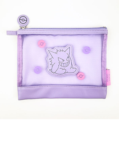 ポケットモンスター メッシュフラットポーチ パステル ゲンガー