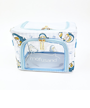 モフサンド mofusand 折り畳み収納BOX 小(サメにゃん) インテリア ブルー