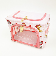 モフサンド mofusand 折り畳み収納BOX 小(いちごにゃん) インテリア ピンク