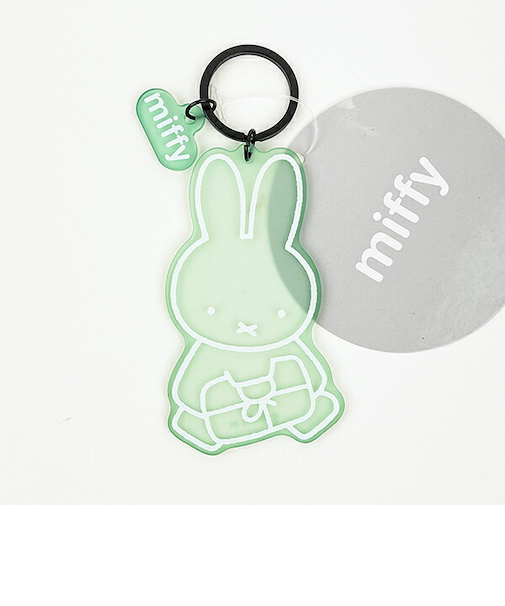 miffy ミッフィー マット染色キーホルダー ミント