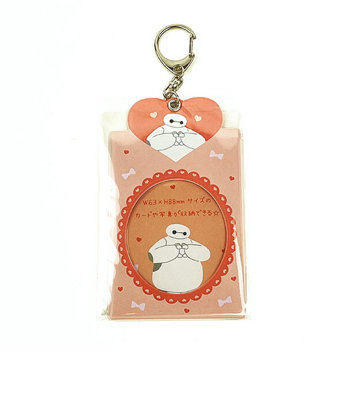 ディズニー ベイマックス カードホルダー キーホルダー レッド 推し活 Disney