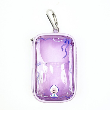 ディズニー ヤングオイスター キャリーポーチ パープル 推し活 Disney