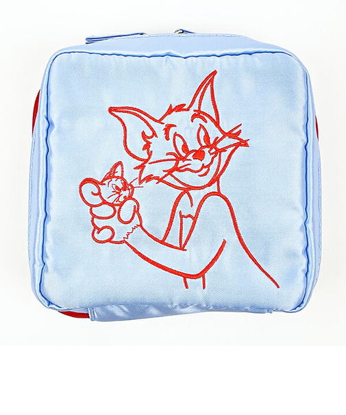 トムとジェリー パステルガジェットポーチ (ブルー)