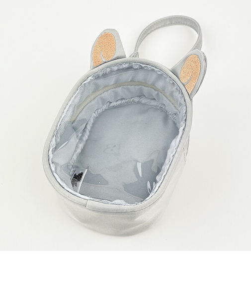 トムとジェリー タフィー 推し活 ぬいポーチ (グレー)