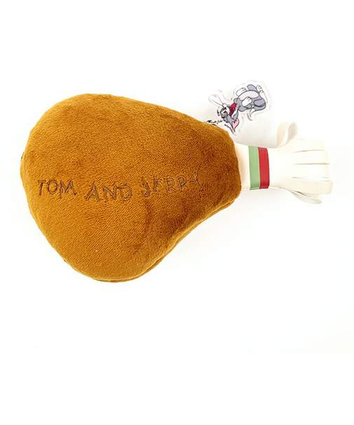 トムとジェリー 骨付きチキンポーチ ブラウン